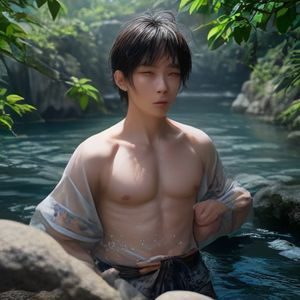 资深日影编辑陈晓明伏案核对影视资料的人物肖像照，表情专注严谨